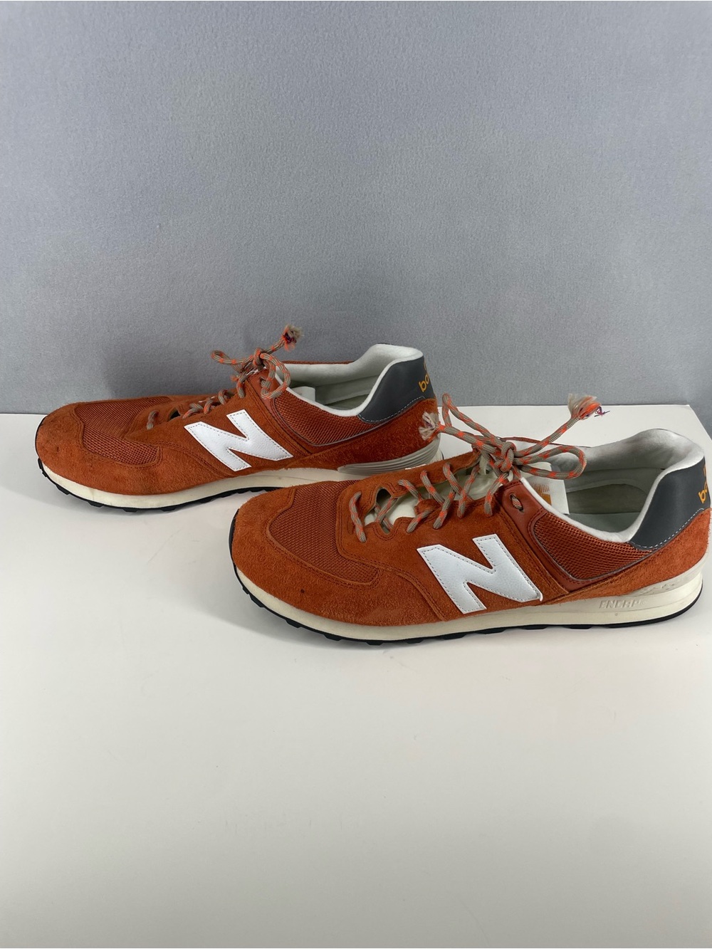 New Balance 574 Heritage Orange Burst White U574HT2 Authentic Sneakers SIZE 18